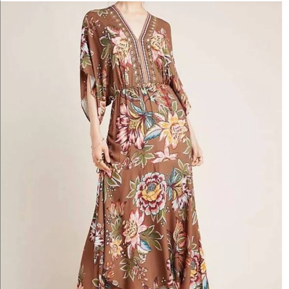Anthropologie farm rio maxi dress